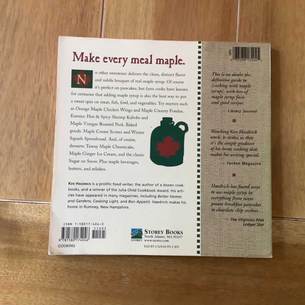 Maple Syrup Cookbook by Ken Haedrich - Picture 2 of 2